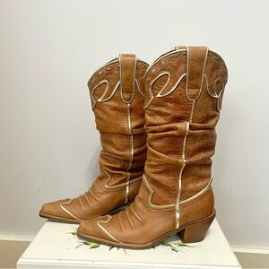 Nana vintage slouch cowboy boots